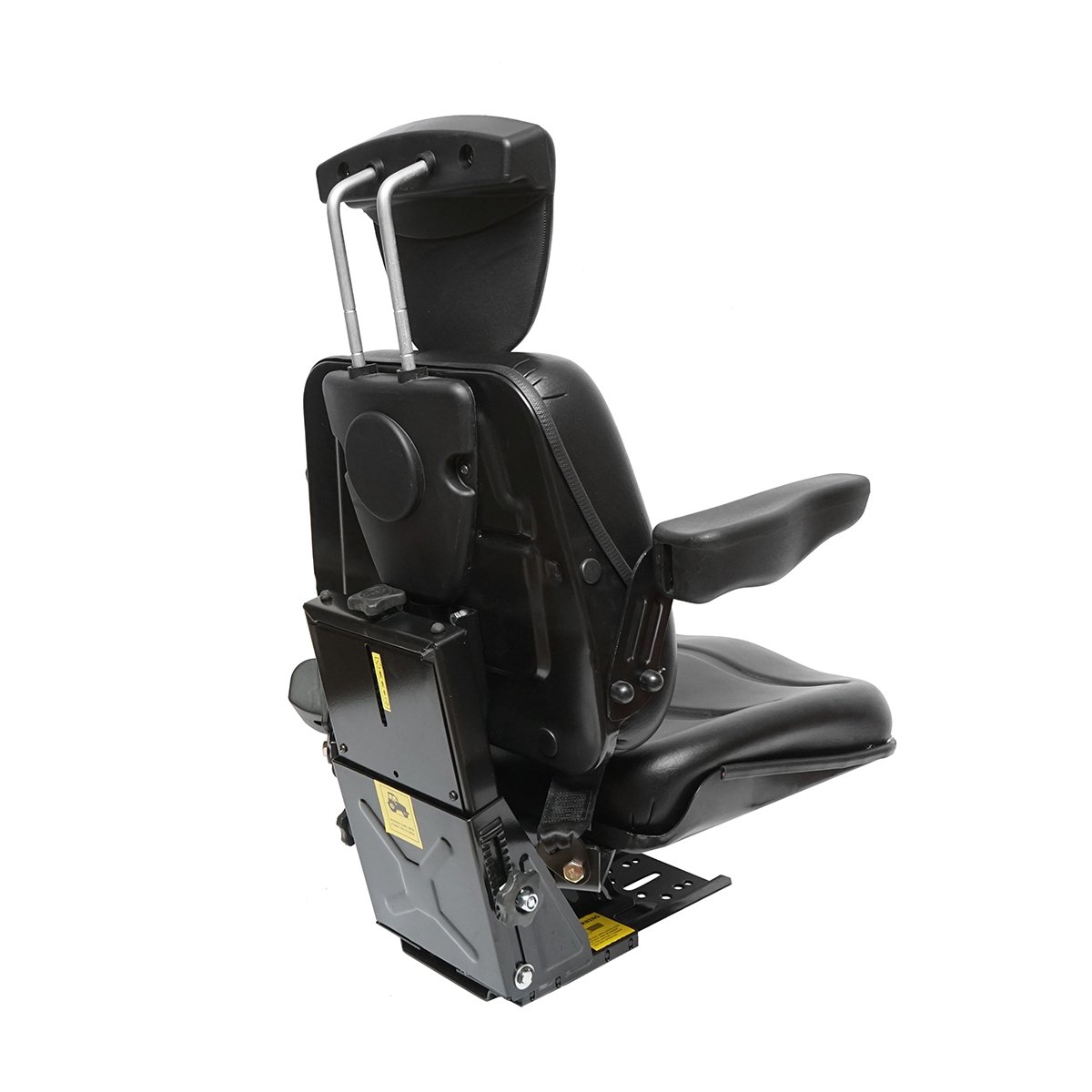 Scaun universal reglabil pe inaltime, cotiere si tetiera pentru tractor, utilaje agricole, industriale, stivuitor